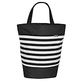 Volumen: 15 l C-BAGS SHOPPER SAILOR Gepäckträger Fahrradtasche Tasche verschiedene Muster (black)