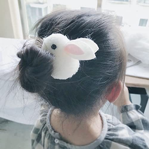 10Pcs Stuffed Bunny Hair Clips For Girls Cute Hairpins Barrettes For Kids Teens Women Non Slip Hair Bobby Pins Hair Accessories For Baby Toddlers #TOP5