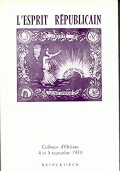 Paperback L'Esprit Republicain [French] Book
