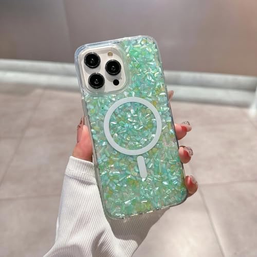 Coque iPhone 16 Pro Max magnétique verte idéale pour le bureau