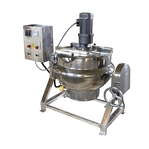 Commercial Electric Jacketed Kettle with Stirrer 13.2 Gallon