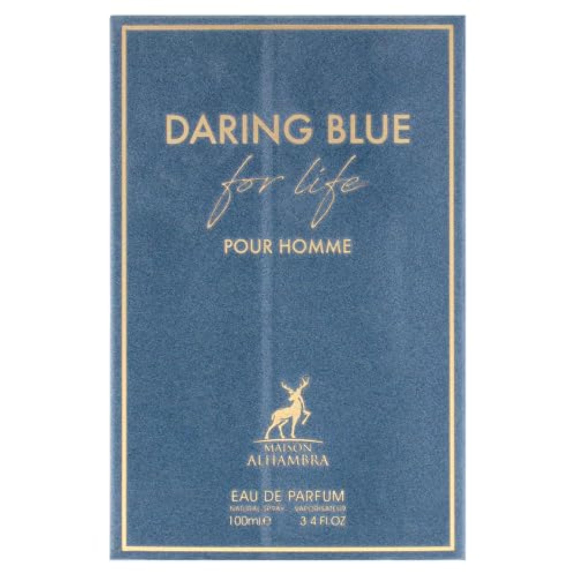 Daring Blue For Life Men Long Lasting Eau De Parfum, 100ml
