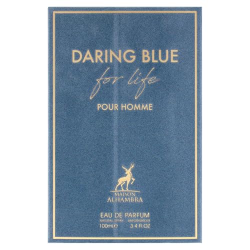 Daring Blue For Life | Eau De Parfum 100ml | By Maison Alhambra - Image 6