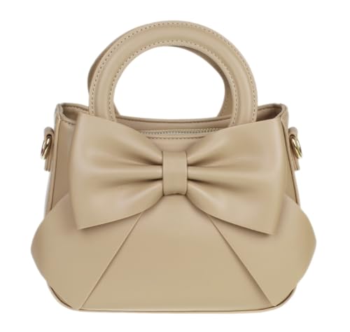 Sac bandoulière femme similicuir noir à nœud sac à main tendance chic
