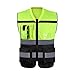 Produktbild Little Beauty Inspektionsarbeitsplatztechnik reflektierende Weste Verkehr Verkehrssicherheit Schutzkleidung Fluoreszierende Weste Auto Jahresrückblick (Color : Fluorescent Color)