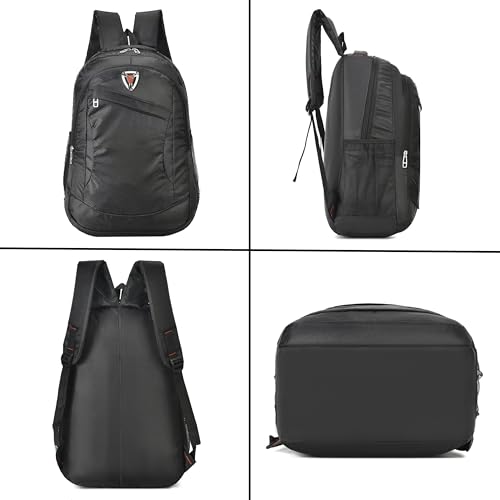Image of Kraptick Backpack - Waterproof Laptop Backpack, Travel Laptop Bag, Business Bag, Office Work Backpack, and Professional Office Bag with Spacious Storage and Durable Design (Black)