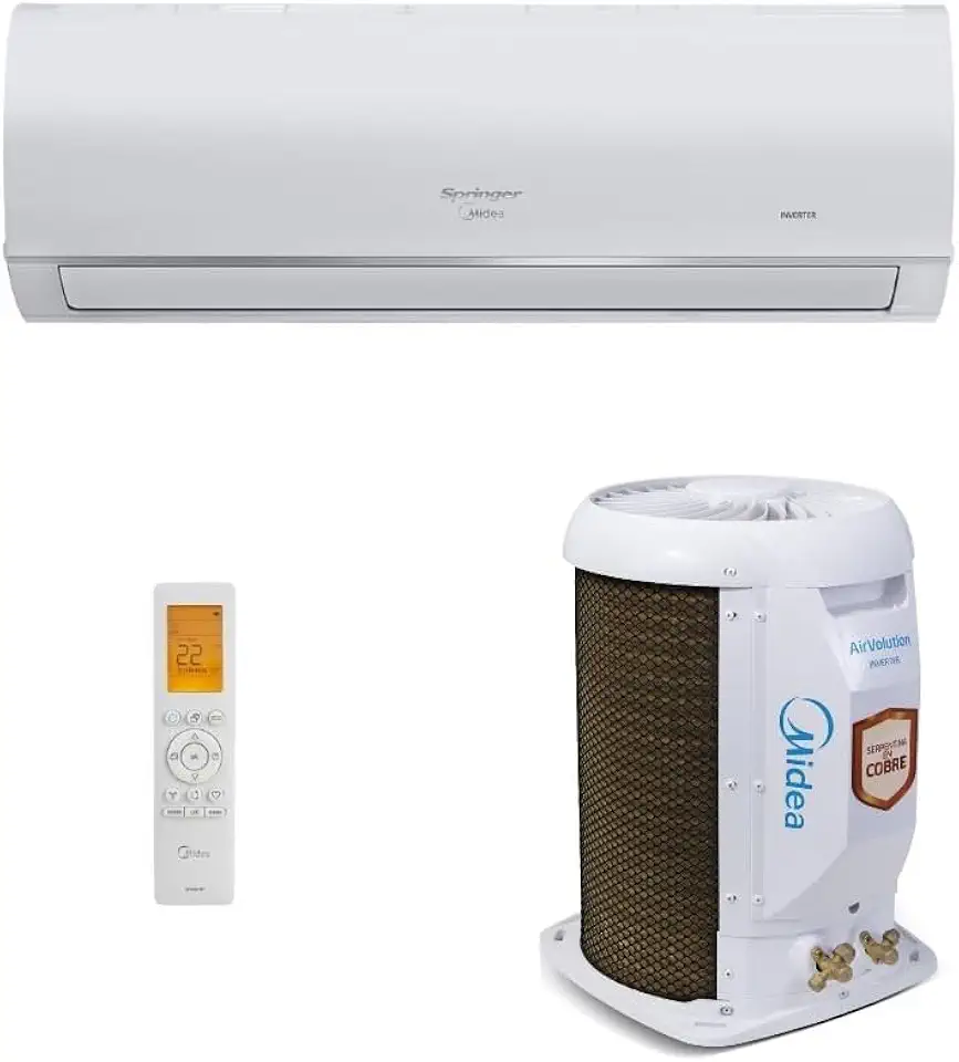 Ar-Condicionado Split HW Inverter Springer Midea AirVolution Connect 9.000 BTUs R-32 Só Frio 220V