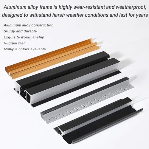 Up & Down Aluminum Vertical Sliding Window - Ventilation Replacement for Restaurants, Mobile Homes, Basements & Sheds - Durable Gray Frame for Improved Airflow