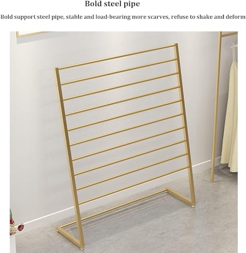 Présentoir d'écharpe doré pour éviter les plis de rangement - 5