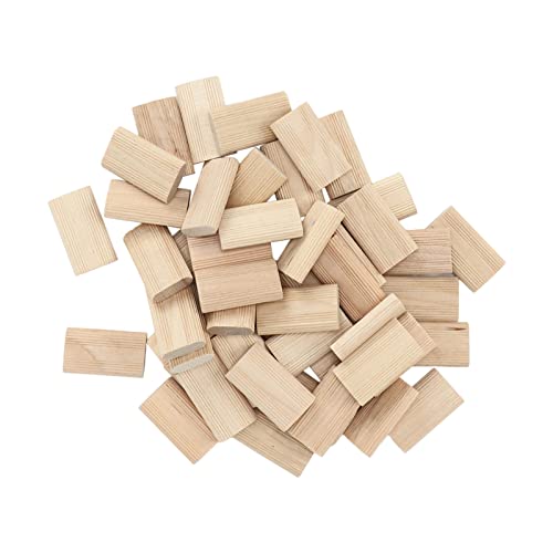 Holz Dominozapfen aus Buchenholz, 50 Stück, 8 x 40 mm, für Möbelbau und Holzbearbeitung, Holzdübel Verbindungselemente