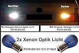 p21w xenon white Leuchten-Bauart: Halogen Im Straßenverkehr zugelassen (mit E-Prüfzeichen) keine Fehlermeldung im Bordcomputer