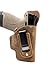 Inside The Waistband Leather Holster - Made in USA Designed for Comfort - Water Buffalo Leather- Great for Concealed Carry (CZ P-07)