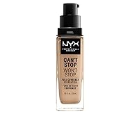 Vista 30 de NYX Professional Makeup Can't Stop Won't Stop - Cepillo para base de maquillaje