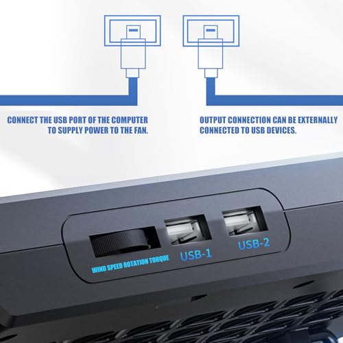Base para laptop ajustable y plegable con enfriamiento miniatura 6