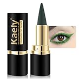 AMY'S DIARY Green Gel Eyeliner Pencil,Waterproof Smudge Proof Eye Liner Pen,Cat Eye Goth Halloween Makeup,Eye Face Paint Lipstick Crayon,Color Colorful Eyeliner Eyeshadow Stick (green)