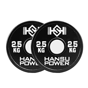 Professional Competitive Olympic Cast-Iron Weight Plate for Strength Training,Color Coded 2.5KG,5KG,10KG,15KG,20KG,25KG…