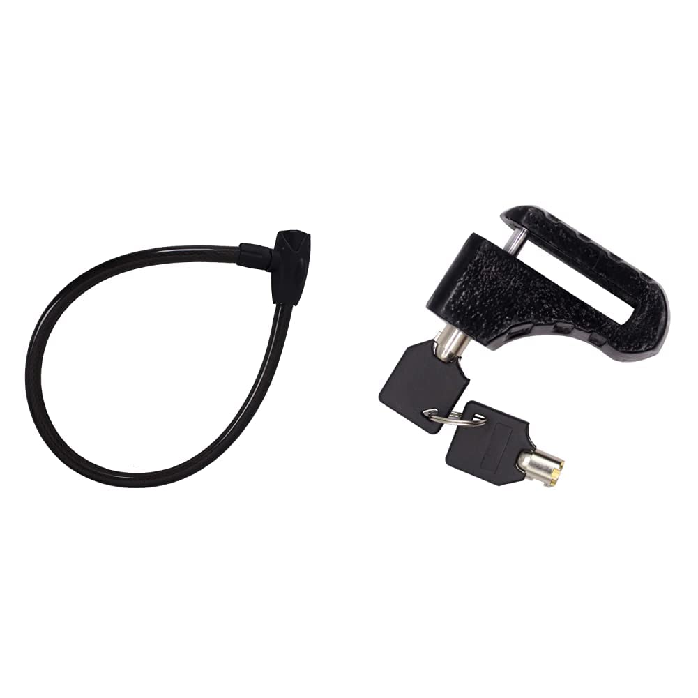 Allextreme CQ8155 Universal Heavy Duty Stainless Steel Cable Coil Anti Theft Multipurpose Lock with 2 Security Keys for Bike, Bicycle, Motorcycle, Luggage and Helmet (1M, Black) (B08ZC34S86) Amazon Price History, Amazon Price Tracker