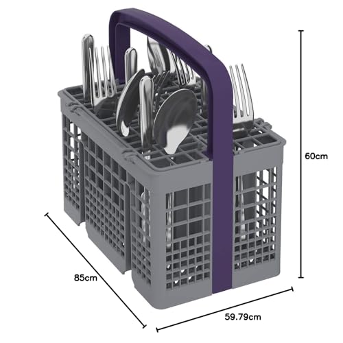 Beko Beko BDFN26430S Geschirrspüler 60 cm, freistehend, unterbaufähig, für 14 Maßgedecke, 6 Programm, 4 Zusatzfunktionen, 3 Spülebenen, HygieneIntense, SelfDry, Programm für Halbe Beladung, Silber - Produktansicht 9 | Einbau-Geschirrspüler