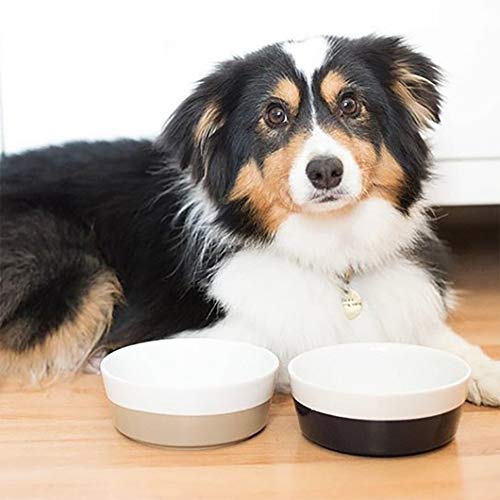 Waggodipperceramicdogbowlforsmallandlargebreedsheavyweightanddurablepetfoodandwaterdishcrockdishwashersafemodernvintagegreymedium Urban Country Home Decor Waggo dipper ceramic dog bowl for small and large breeds heavyweight and durable pet food and water dish crock dishwasher safe modern vintage grey medium urban country home decor