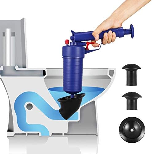 Drain Blaster Air plunger gun, Toilet 