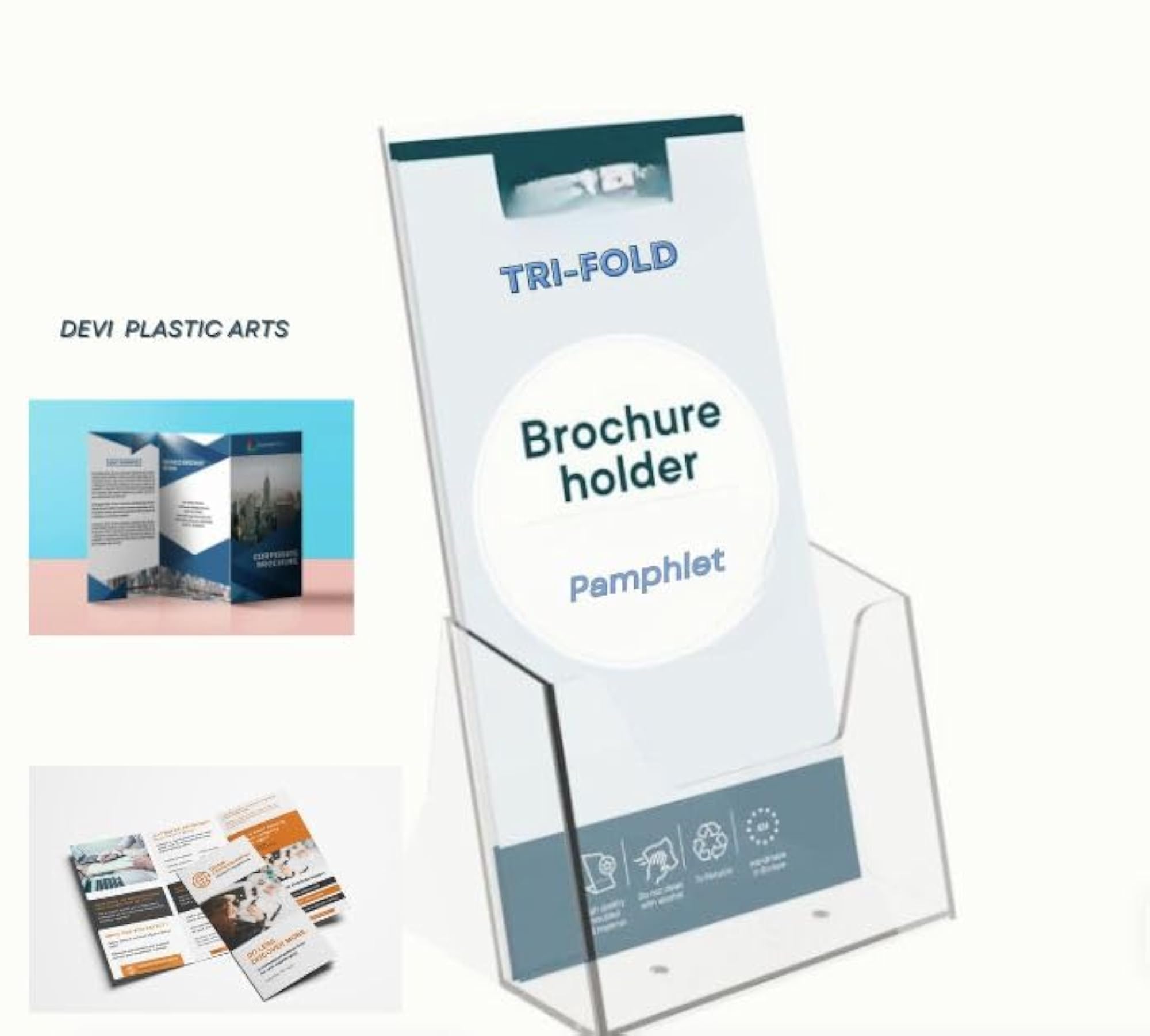 Acrylic Brochure Stand for Literature Display
