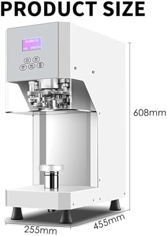 Commercial Electric Soda Can Sealer Machine with LED Display, Automatic Cup Sealing Device for Cafes, Bars, and Beverage Stores – Black, High Efficiency, User-Friendly