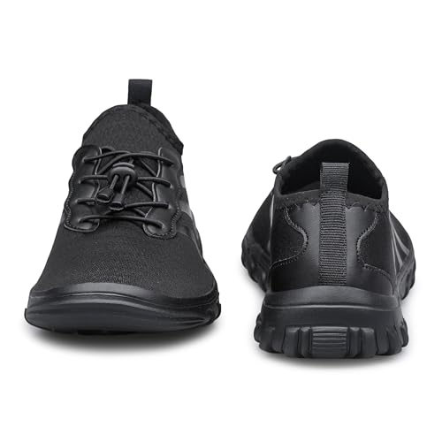 SILLENORTH Water Shoes Mens Womens Quick-Dry Aqua Shoes for Beach Pool Swim Kayaking Surf Boating Hiking Black2