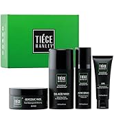 Tiege Hanley Men's Acne Treatment System (Level 2), The TiegeClear Acne Advanced Routine for Smoo...