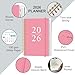 2026 Planner - A5 Weekly & Monthly Planners Spiral Bound, January 2026 - December 2026, 2026 Planner with Flexible Cover, Tabs, Inner Pocket, 6.4