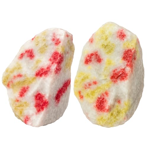 Image of Amazing Gemstone Cinnabarite Raw Crystals and Healing Stones, Natural Rocks for Tumbling - DIY Raw Stones and Crystals, 2 Pieces