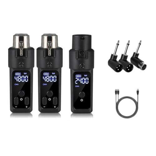 Convertidor de micrófono inalámbrico UHF XLR para eventos en directo y grabaciones en estudio