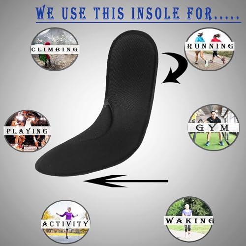 Image of BigPlayer Revitalize Your Every Step: Comfort Relaxable Memory Foam Insoles - Elevate All Shoes to Cloud-Like Comfort (Free Size)