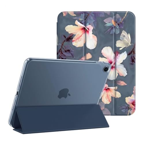 Image of MOCA Case for 10.2 inch iPad 9th 8th 7th Gen 10.2 inch iPads 2021 2020 2019 Launch A2603 A2604 A2605 A2270 A2428 A2429 A2430 A2197 A2198 A2200 Flip Cover (Hibiscus, 10.2 inch iPad 9th 8th 7th Gen)