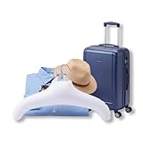 Fackelmann Aufblasbare Kleiderbügel im 2er Set – Platzsparende Reise-Kleiderbügel aus PVC mit stabilem Metallhaken, für unterwegs & Zuhause