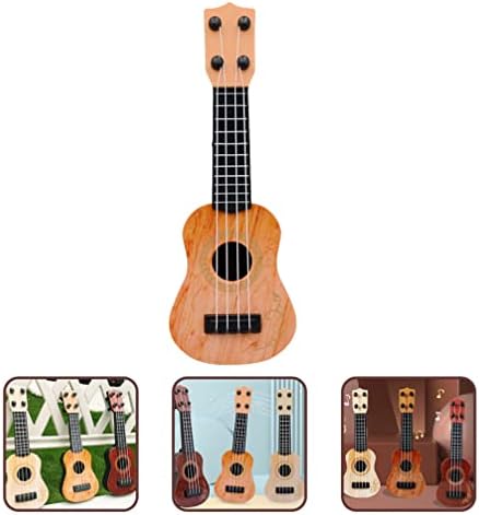 STOBOK Mini Guitar Kids Guitar Musical Toy,Mini Classical Ukulele Guitar Musical Educational Toy Guitar Instrument Toy for Children Toddler Beginner School Simulation Ukulele Toys 9 41FihInP32L. AC