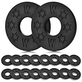16PCS Guitar Strap Blocks, Guitar Protector Block, Rubber Strap Locks, Black Silicone Guitar Strap Blocks