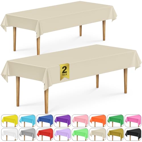 DecorRack Ivory Tablecloths