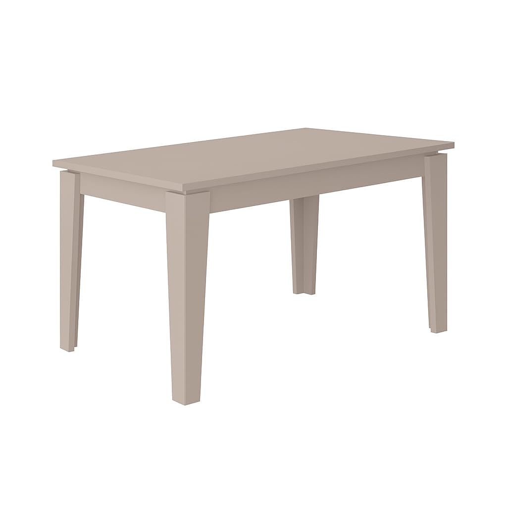 Totò Piccinni Tavolo ERON in legno allungabile 140/190x80x75,5h (Tortora)
