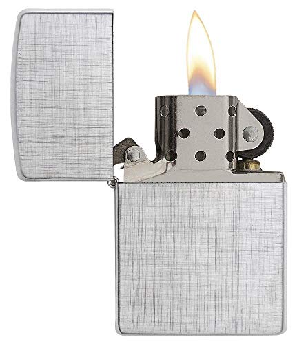 Zippo Linen Weave encendedor de bolsillo miniatura 3
