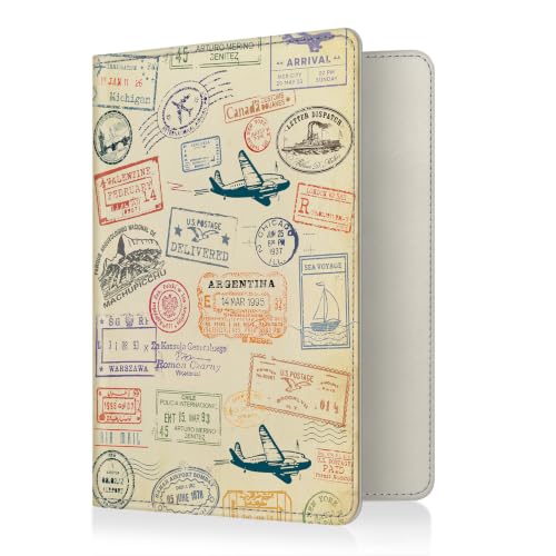 Image of FINTIE Passport Holder, Slim Travel Wallet RFID Blocking Card Case Cover Passport Cover Protector Essentials with Credit Card Slots for Women /Men | Slim