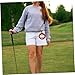 BESPORTBLE 1set Golf Tee Pouch Reusable Golf Tee Holder for Waist Hanging Practical and Lightweight for Easy Carrying and Storage