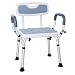 Bañera Ducha Elevador Silla Ergonómico Taburete de baño/Ducha Asiento de baño con pasamanos Respaldo Ayuda por discapacidad para Ancianos y discapacitados
