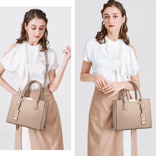 CHICAROUSAL Crossbody Purses and Handbags for Women PU Leather Tote Shoulder Bags Top Handle Satchel3