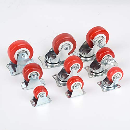 10 roulettes pivotantes sans bruit polyuréthane pour établi garage - 5