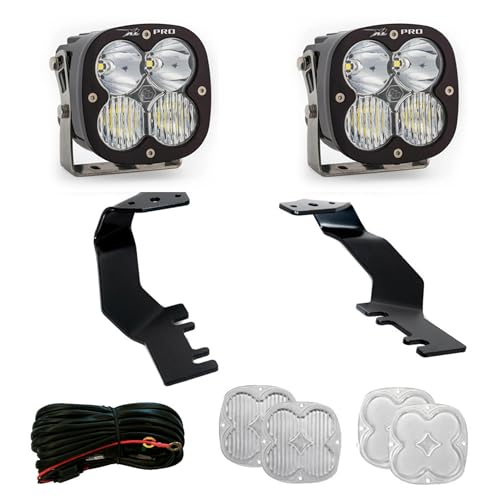 Baja Designs XL Pro LED A-Pillar Light Kit for Toyota Tundra, Sequoia Truck - 2 PCS LED with Wiring Harness