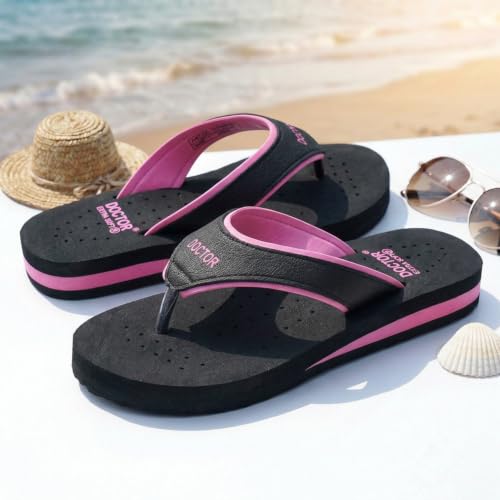 Image of DOCTOR EXTRA SOFT Care Diabetic Orthopedic Pregnancy Flat Super Comfort Dr Flipflops and House Slippers For Women's and Girl's