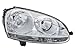 Produktbild HELLA 1EG 247 007-571 Halogen Scheinwerfer - für u.a. VW Golf V (1K1) - chrom - ECE/CCC - für Rechtsverkehr - links