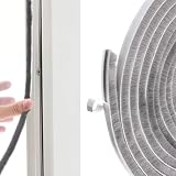 TIESOME Self-Adhesive Felt Weather Stripping Seal Tape, 11/32 inch x 11/32 inch x 16.5 ft Door Brush Seal Strip Draft Excluder for Sliding Windows and Door Frames