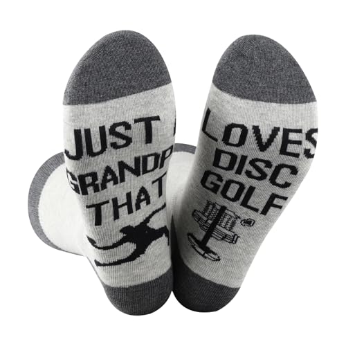 Chaussettes disc golf cadeau fête des pères original pour papy