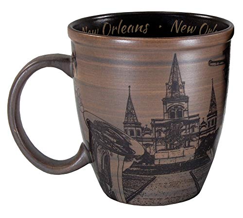 Taza de cerámica Americaware 15 oz con diseño New Orleans miniatura 1